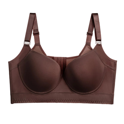 Push-Up Back Smoothing Bra Back Smooth Out Shaper Plus Size Wide Band Bras Shapewear Back Fat Smooth Underwear Shapers F Cup